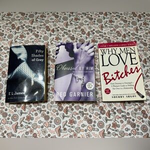 Book Bundle: “Fifty Shades of Grey,” “Obsessed by Him,” & “Why Men Love Bitches”